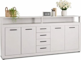 Kaszmirowa komoda z 4 szufladami 190cm A9-S24