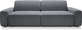 Masseno Sofa VEO z funkcją spania i pojemnikiem na pościel, Rozkładana sofa - Niebieski, RAVEN 18
