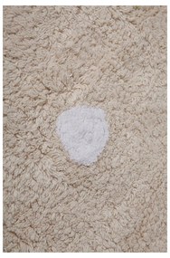 Beżowy bawełniany dywan dziecięcy tkany ręcznie odpowiedni do prania 120x160 cm Biscuit Beige – Lorena Canals