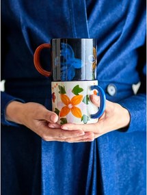 Czarne/beżowe kubki zestaw 2 szt. ceramiczne 300 ml Maricala – Bloomingville