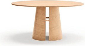 Okrągły stół w dekorze jesionu ø 157 cm Cep – Teulat