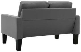 Szara dwuosobowa sofa do salonu - Clorins 2X