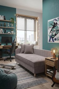 Różowy Tapczan Tapicerowany Młodzieżowy R2-W67