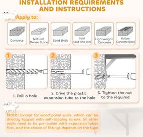 PawHut Zestaw drapaka montowanego na ścianie, powierzchnie ze sizalu, 4 części, dla 1-3 kotów, Beżowy