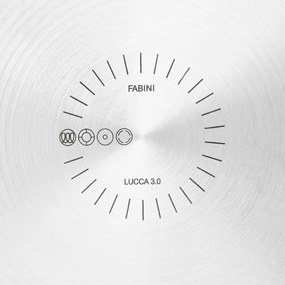 Garnek ze stali nierdzewnej z pokrywką odpowiedni na indukcję 5,5 l Lucca 3.0 – FABINI