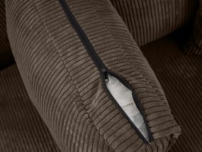 Rozkładana narożna sofa SMART COSARO ciemnobrązowa, dwustronna + 2 poduszki GRATIS