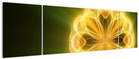 Obraz żółtego kwiatu (170x50 cm)