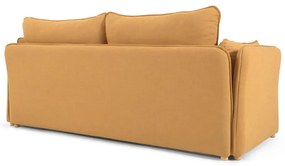 Musztardowa rozkładana sofa 210 cm Tanit – Kave Home