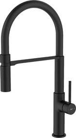 Magneto Bateria zlewozmywakowa z główką prysznicową czarny