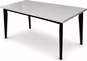 Prostokątny stół skandynawski Rick z funkcją rozkładania 150-190 cm, blat z płyty laminowanej i drewniane nogi