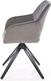 Krzesło do jadalni z obracanym siedziskiem K535 Halmar