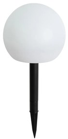 Zewnetrzna Lampa ogrodowa biała 20 cm z wbudowanym LED IP44 Solar RGBW - Ludger Nowoczesny Oswietlenie zewnetrzne