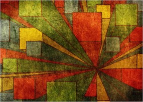Obraz abstrakcji geometrycznej (70x50 cm)