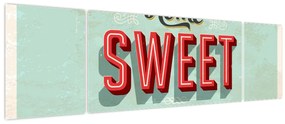 Obraz - Home sweet home (170x50 cm)