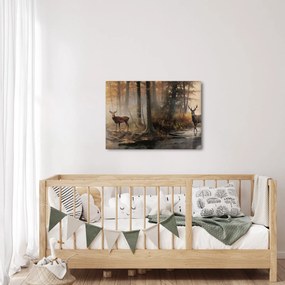 Obraz - Obraz dzikiej przyrody w stylu vintage (70x50 cm)