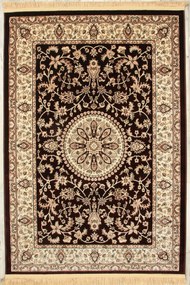 Dywan Iliada Kwitnące Ogrody brązowy 060x100 Prostokąt