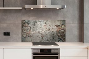 Szklany Panel Ściana z Cegły i Kamienia