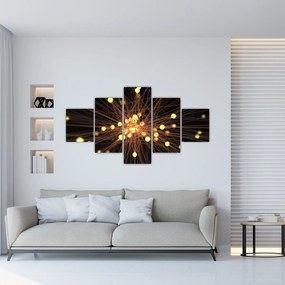 Obraz abstrakcji (125x70 cm)
