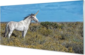 Szkło do Kuchni na Ścianę Jednorożec na Magicznej Polanie