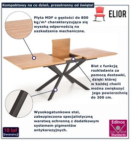 Nowoczesny rozkładany stół N2-L30