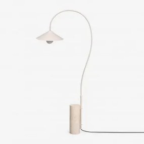 Lampa Podłogowa Grivon Z Żelaza Kremowa Tapioca - Sklum