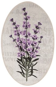 Fioletowo-beżowe dywaniki łazienkowe zestaw 3 szt. 60x100 cm Lavender – Foutastic