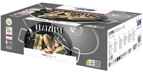 Elo 72438 Naczynie żaroodporne ze stalinierdzewnej z pokrywą szklaną Citrin 28 cm
