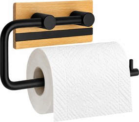 Czarny industrialny uchwyt ścienny na papier B5-E21