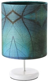 Biała nowoczesna lampka nocna z abażurem - S390 G3-H88