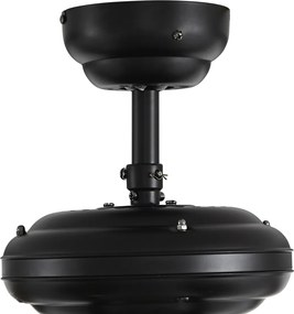 Czarny wentylator sufitowy 107,5 cm z przełącznikiem łańcuchowym - Mistral Busa