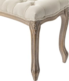 Ławka  Isacco cream 114x38x48cm