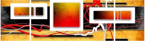Obraz - Abstrakcja (170x50 cm)