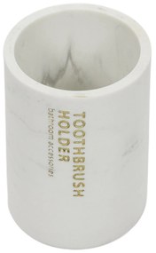 Kubek na szczoteczki z efektem marmuru