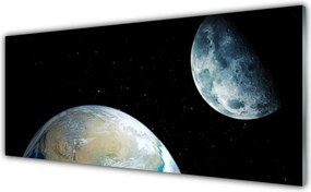 Panel Szklany do Kuchni Kosmiczna Więź Światów