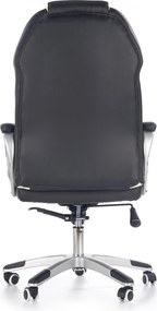 Fotel biurowy tapicerowany ekoskórą Barton