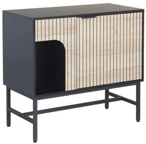 Komoda MAGO 1S 75cm dąb/czarny SIGNAL