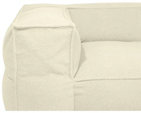 Brązowy worek do siedzenia z materiału bouclé Mass Corner 125 Left – SLOWDOWN