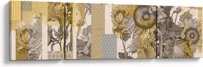 Obraz - Kolaż ze słonecznikami (170x50 cm)