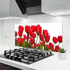 Panel nad blat kuchenny Pastelowy Ogród Na Szkle