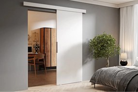 Emporius drzwi 90 cm Doris - drewniane drzwi przesuwne, naścienne - Biały