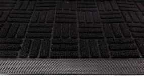 Wycieraczka 40x60cm materiałowa z gumowym spodem i krawędziami estetyczna