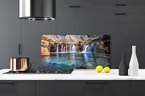 Panel Szklany do Kuchni Potężna Kaskada Wodna