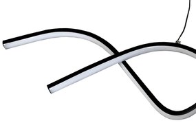 Lampa nowoczesna LED wisząca sufitowa AT55-1DSL-Black