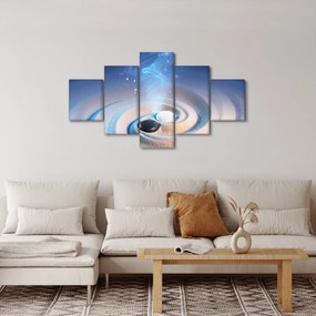 Obraz - Eteryczny yin-yang (125x70 cm)