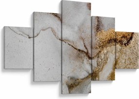 Obraz - Atrament marmurkowy (125x70 cm)