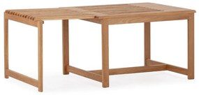 Stolik z litego drewna dębowego w naturalnym kolorze 60x70 cm Unai – MOME