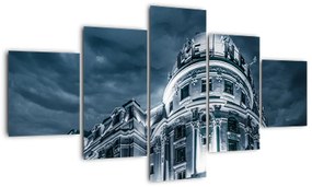 Obraz architektury w ciemności (125x70 cm)