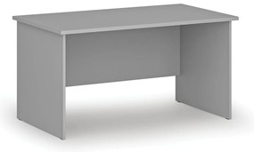 Biurko PRIMO GRAY, 140x80 cm, szare
