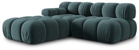 Morska aksamitna sofa 282 cm Bellis – Micadoni Home