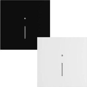 Beneito & Faure - Lao 1,5W wpuszczana lampa schodowa LED - czujnik obecności i zmierzchu 2700K/3200K/4000K - czarno-biała